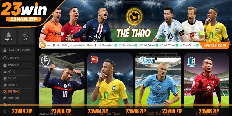 Thể thao 23WIN chính là một trong những chuyên mục cá cược uy tín nhất